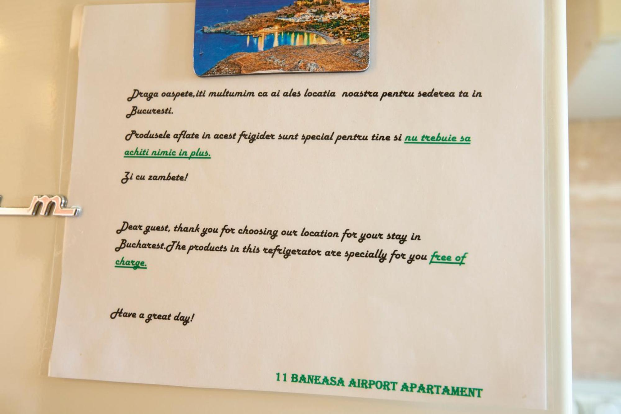 11 Baneasa Airport Apartament Bukarest Kültér fotó